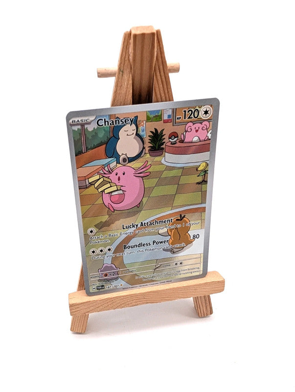 Chansey 187/167 Holo Shiny Pokemon Card Twilight Masquerade