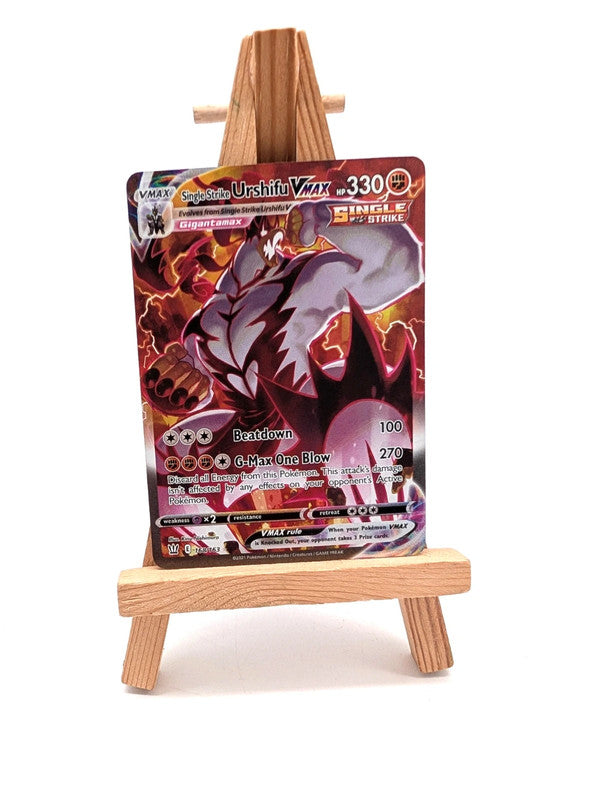 Pokemon Card Single Strike Urshifu VMAX 168/163 Alt Art Battle Styles