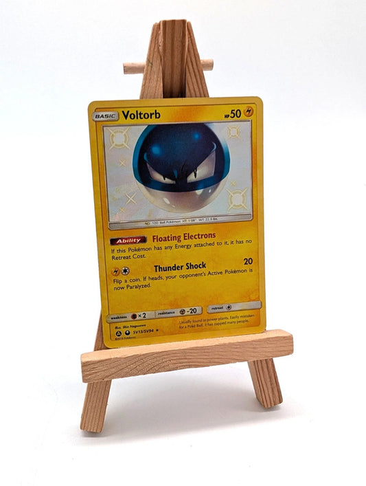 Voltorb SV13/SV94 Hidden Fates Shiny Vault Holo Rare Pokemon Card