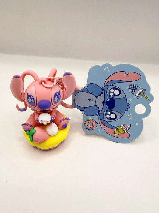 Lilo and Stitch Miniso Official angel keychain figurine New