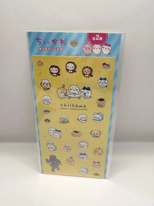 Set of Chiikawa Stickers New with tags Japan Exclusive Yellow