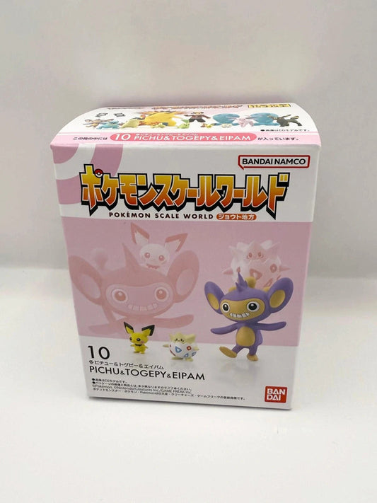 Pokemon Japanese Exclusive Aipom & Pichu and Togepi Figurine New and Sealed