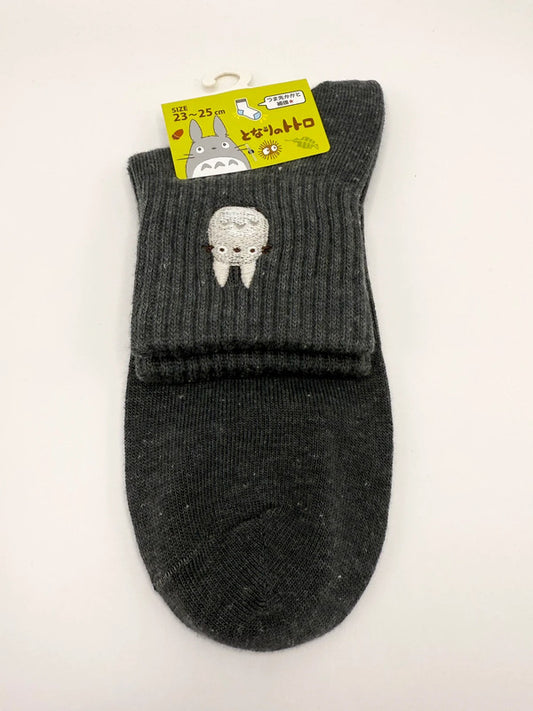 Studio Ghibli Official Grey Totoro Ankle Socks