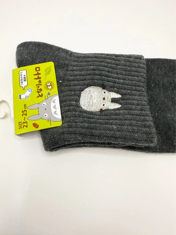 Studio Ghibli Official Grey Totoro Ankle Socks