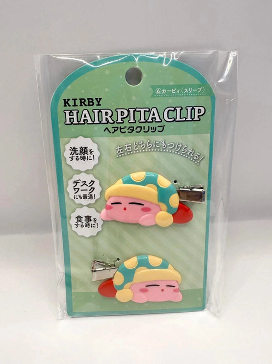 Nintendo Sleeping Kirby New and sealed hairclips