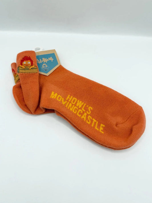 Adults Studio Ghibli Calcifer Socks UK4-8 New with tags
