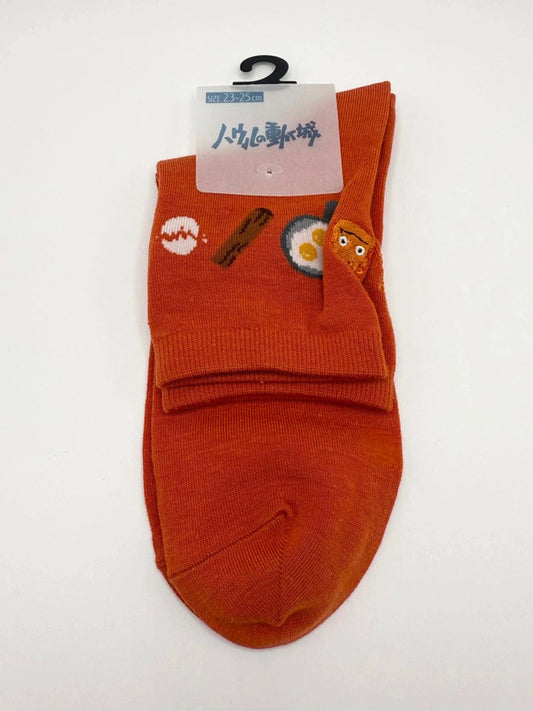 Adults Studio Ghibli Calcifer Socks UK 4-8