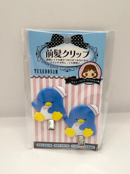Sanrio Official Tuxedosam Hair Clips