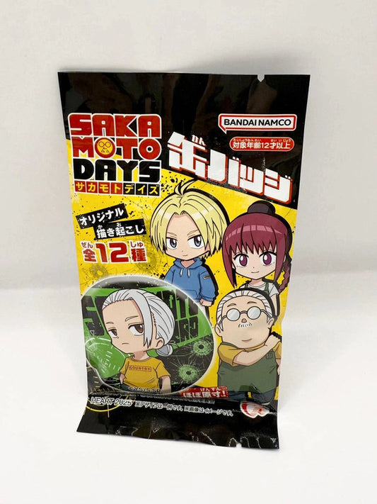 Sakamoto Blind Bag Metal Badge Japanese Exclusive new and sealed