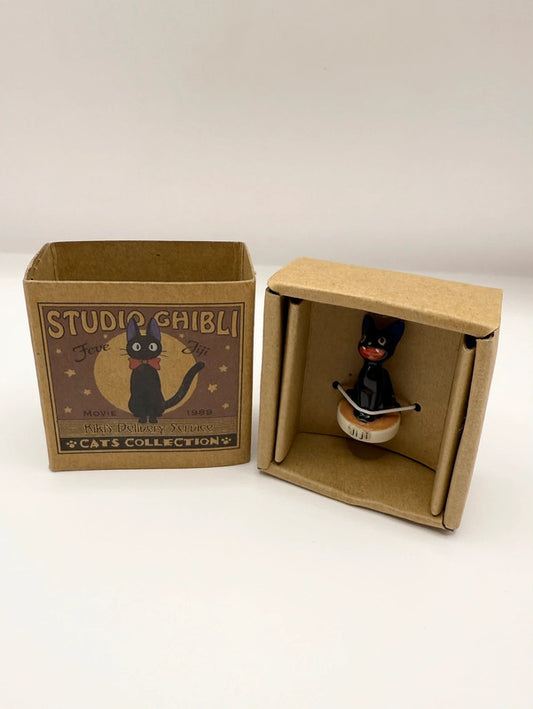 Ghibli Museum Discontinued Rare Jiji Cat Ceramic Febu in Box Kiki’s Delivery Service
