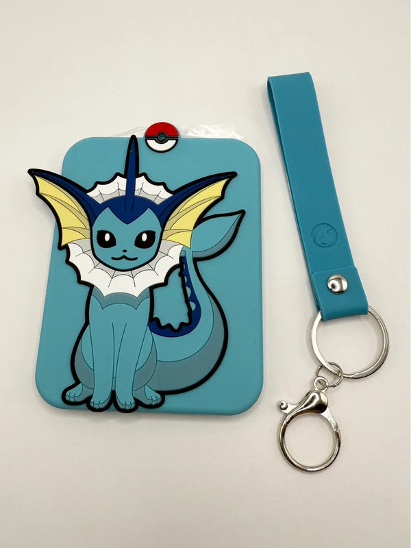 Pokemon Trading Card Game Chinese Simplified Vaporeon Card Display Case Keyring