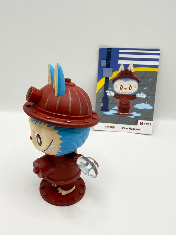 Pop Mart Almost Hidden Collection Labubu Fire Hydrant Figurine