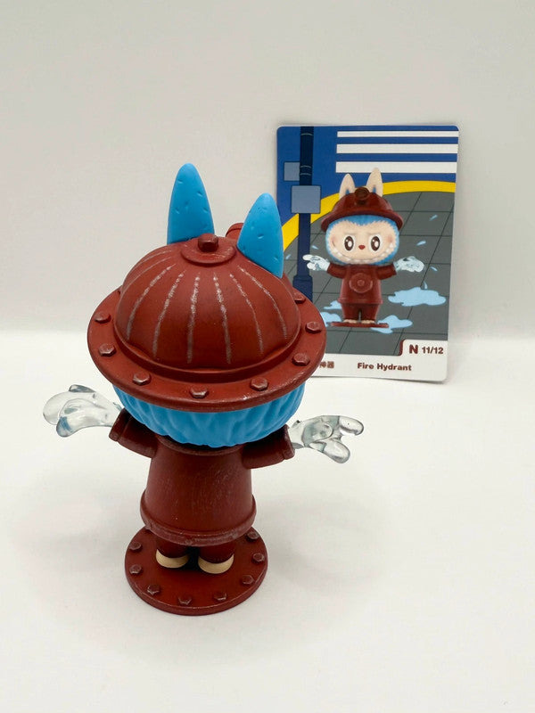 Pop Mart Almost Hidden Collection Labubu Fire Hydrant Figurine