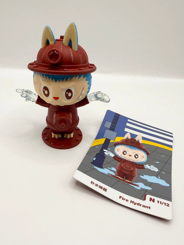 Pop Mart Almost Hidden Collection Labubu Fire Hydrant Figurine