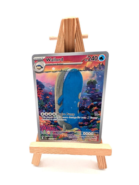 Pokémon TCG Wailord Journey Together Illustration Rare Card 162/159
