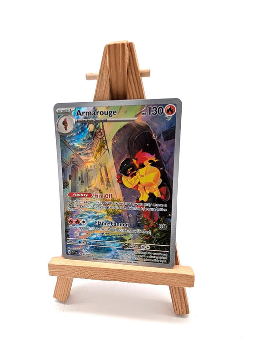 Armarouge 203/198 Scarlet & Violet Base Pokemon Card Holo Illustration Rare