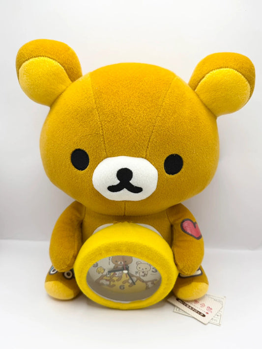 Rilakkuma San-X Official Soft Toy Plush Bear x Clock