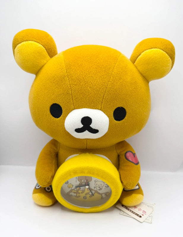Rilakkuma San-X Official Soft Toy Plush Bear x Clock
