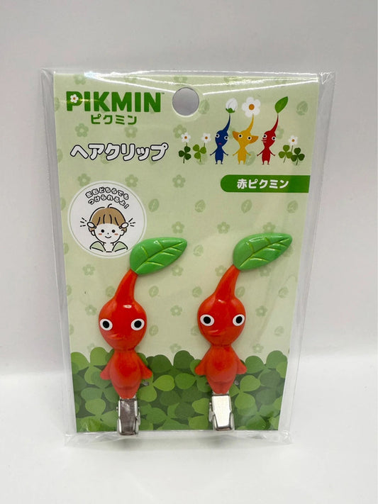 Pikmin Nintendo Official Red Character Hair Clips