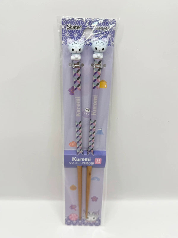 Sanrio Official Kuromi Chopsticks 3D Character