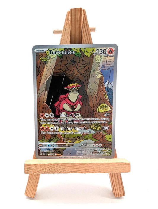 Turtonator 146/142 Stellar Crown Full Art Holo Pokémon Card