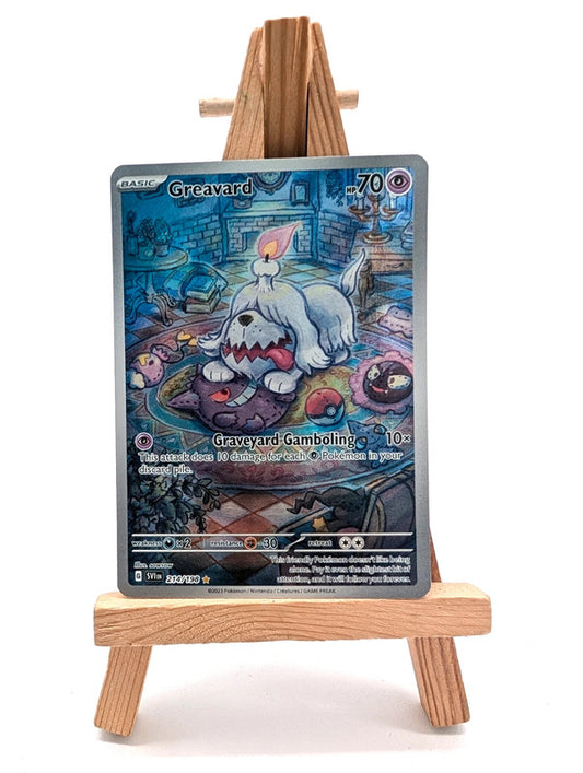 Pokemon Card Greavard 214/198 Scarlet & VioIet Base lllustration Rare