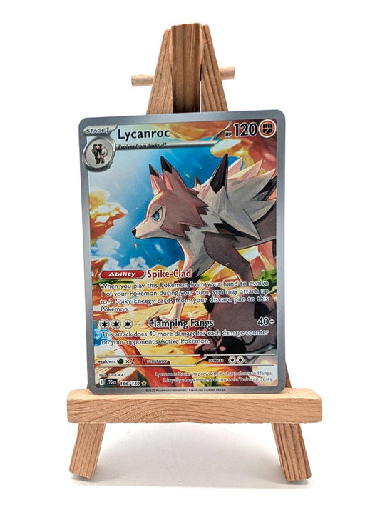 Pokemon - Lycanroc - 166/159 - SV Journey Together - Illustration Rare Card