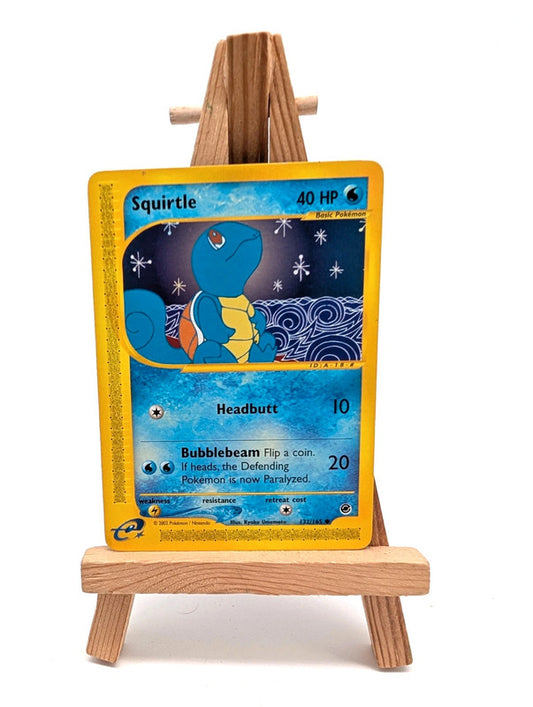 Pokemon Squirtle Expedition Base Set Reverse Holo Card 132/165