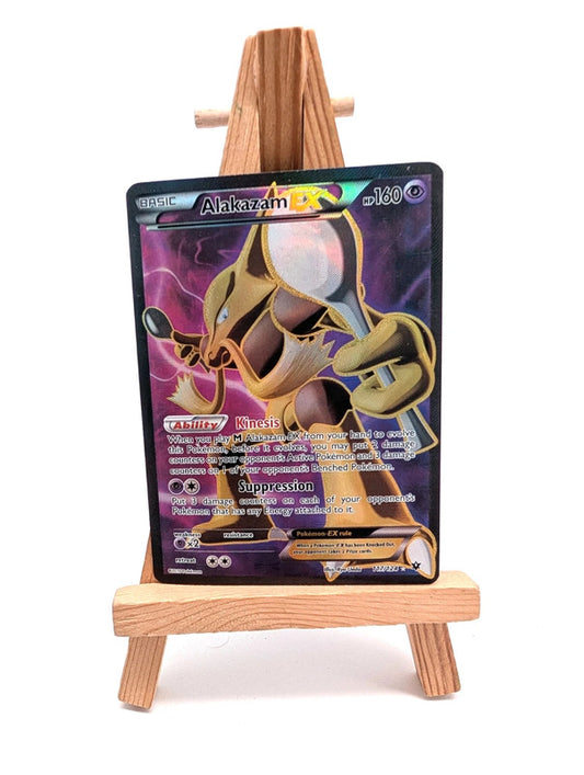 Alakazam EX 117/124 X & Y Fates Collide Ultra Rare Full Art Holo Pokemon Card