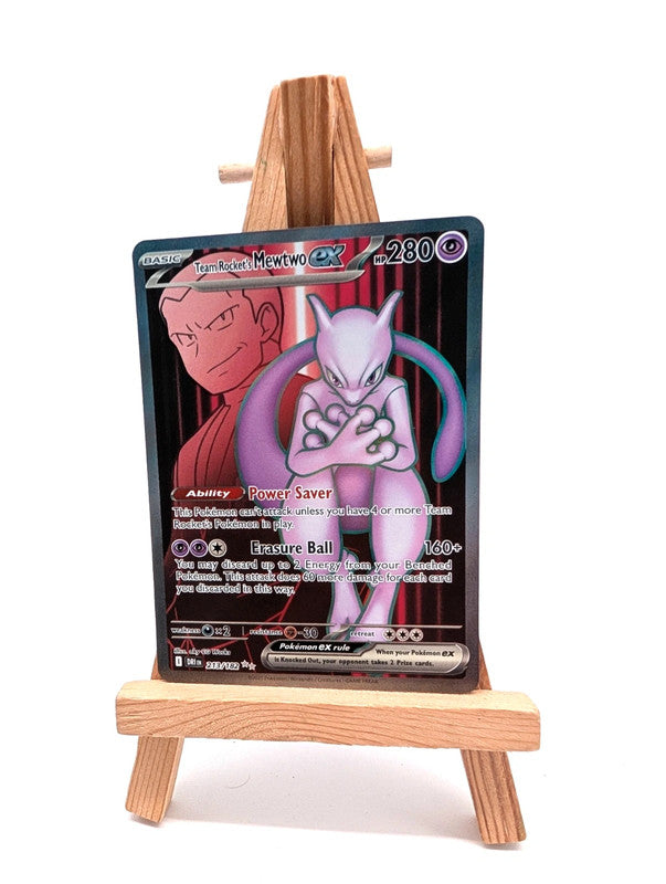 Pokemon TCG Team Rocket's Mewtwo EX 213/182 Destined Rivals English