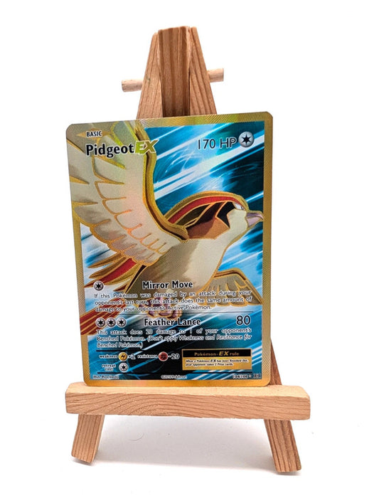 Pidgeot EX 104/108 Evolutions Secret Rare Full Art Gold Border Pokemon Card