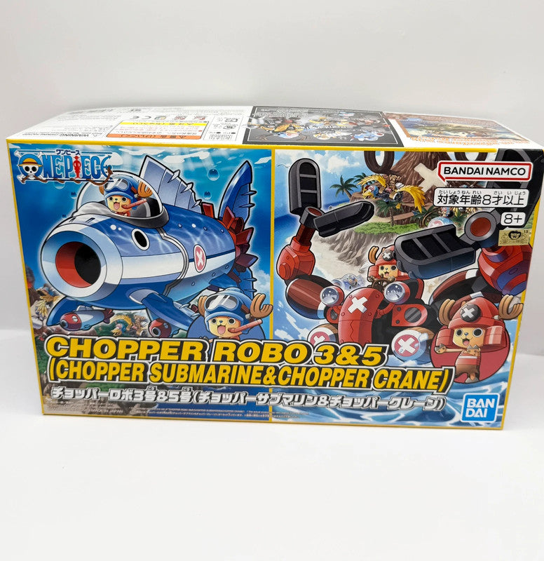 One Piece Bandai Chopper Robo 3 & 5 - Chopper Submarine & Crane