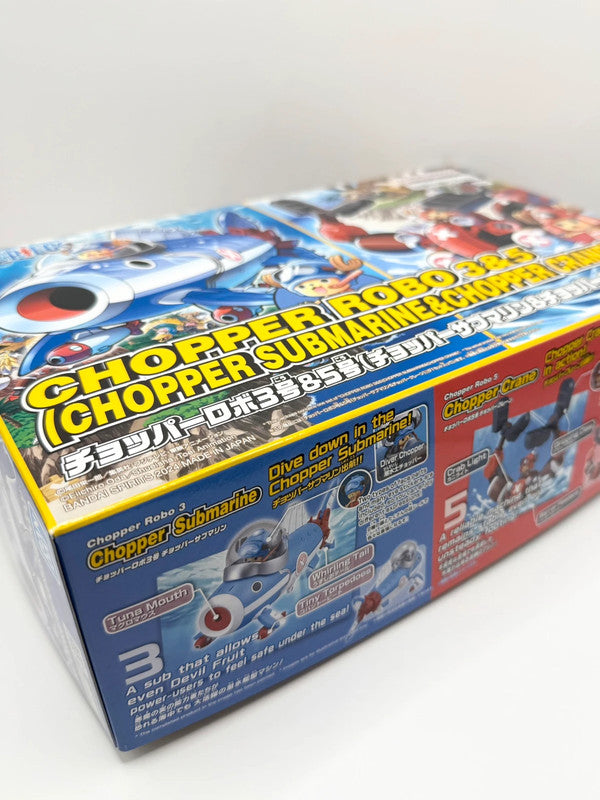 One Piece Bandai Chopper Robo 3 & 5 - Chopper Submarine & Crane