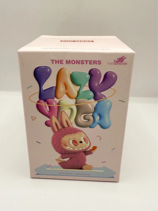 Pop Mart Labubu Figurine Lazy Yoga Official Sealed Blind Box
