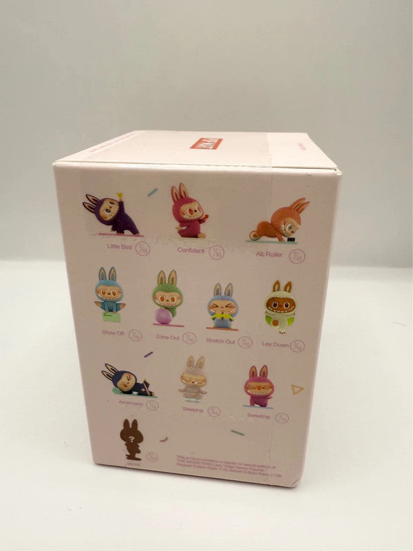 Pop Mart Labubu Figurine Lazy Yoga Official Sealed Blind Box