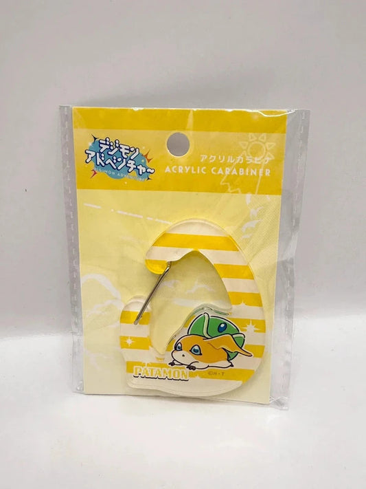 Digimon Patamon Small Acrylic Keyring Carabiner Official