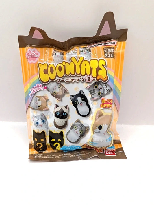 Japanese Coonyats Bandai Cat Figurine Blind Bag New
