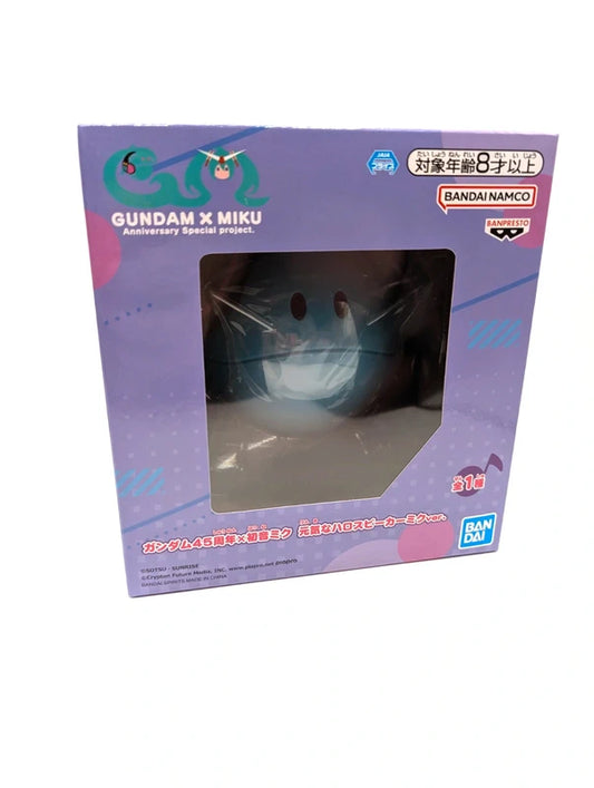 Gundam 45th Anniversary × Hatsune Miku Halo Speaker Miku Ver. Banpresto Limited