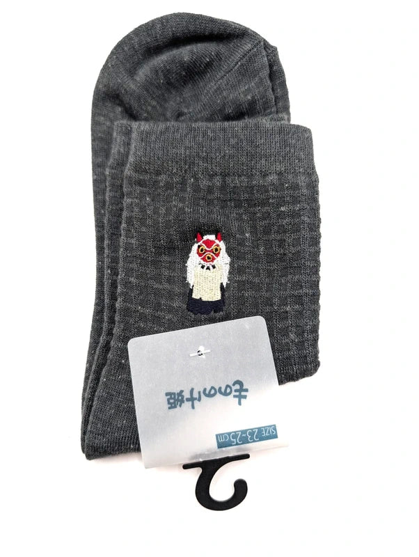 Studio Ghibli Official Princess Mononoke Ankle Socks Women’s UK 3-7