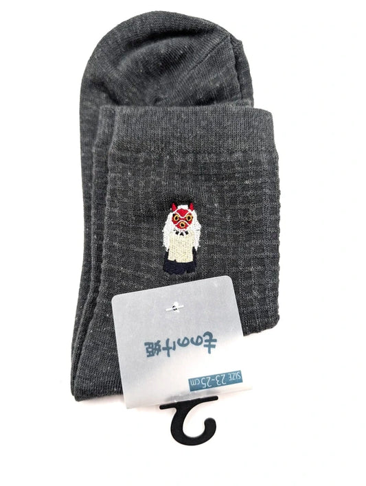 Studio Ghibli Official Princess Mononoke Ankle Socks Women’s UK 3-7