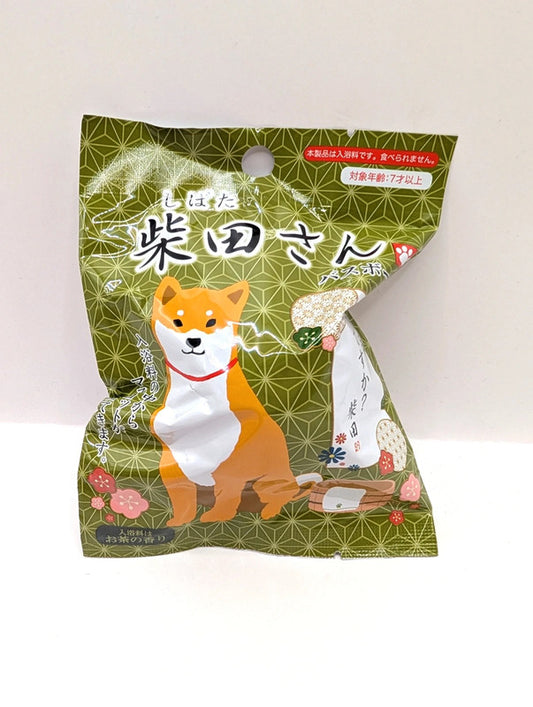 Japanese Exclusive Shiba Inu Dog Bath Fizzer figurine