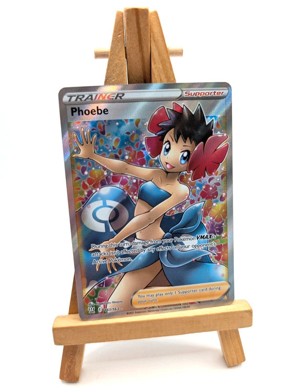 Pokémon TCG Phoebe Full Art Trainer Battle Styles 161/163