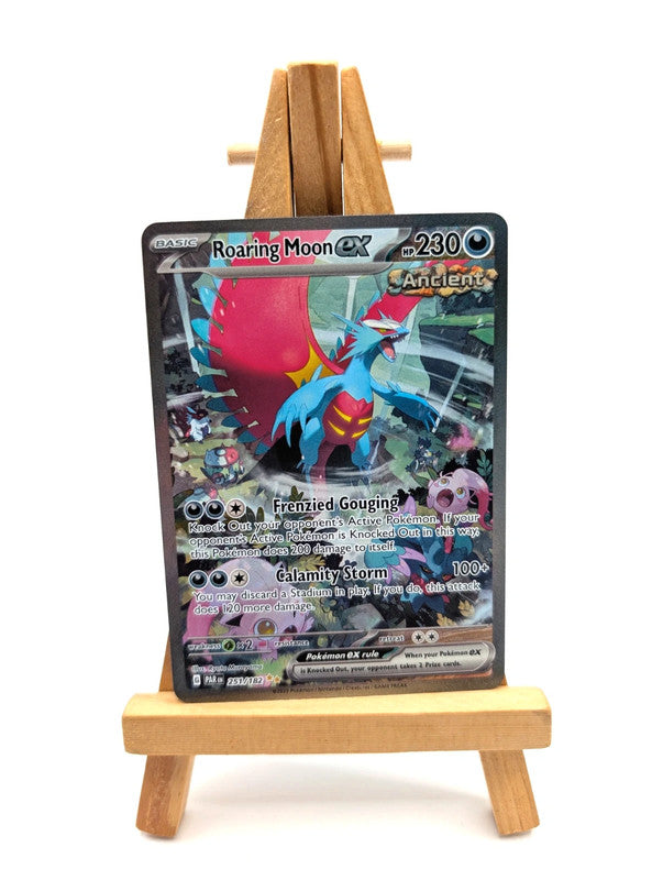 Roaring Moon EX Holo Illustration Rare Pokémon TCG Paradox Rift Card 251/182