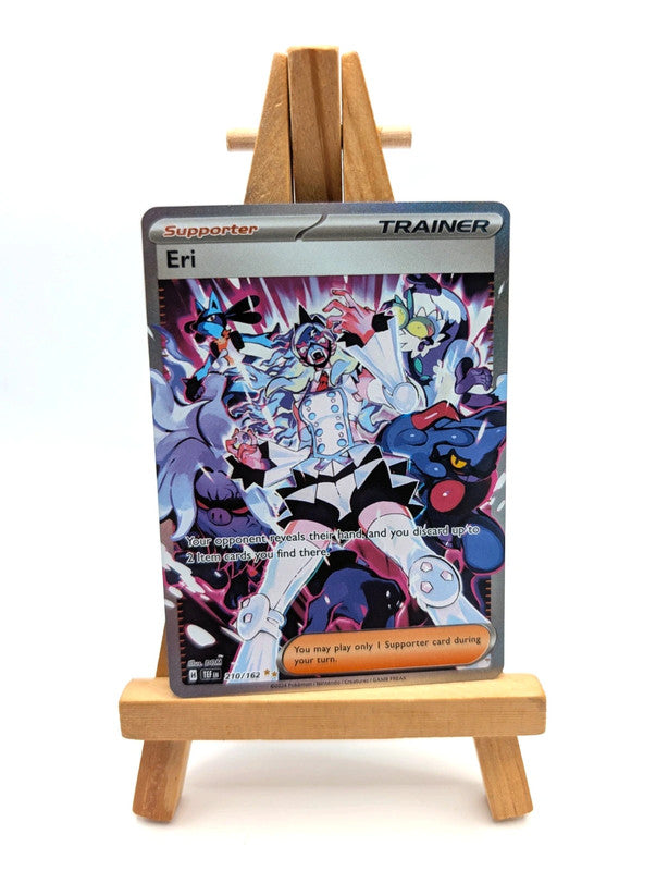 Pokemon Eri Trainer Card 210/162 Secret Rare Temporal Forces