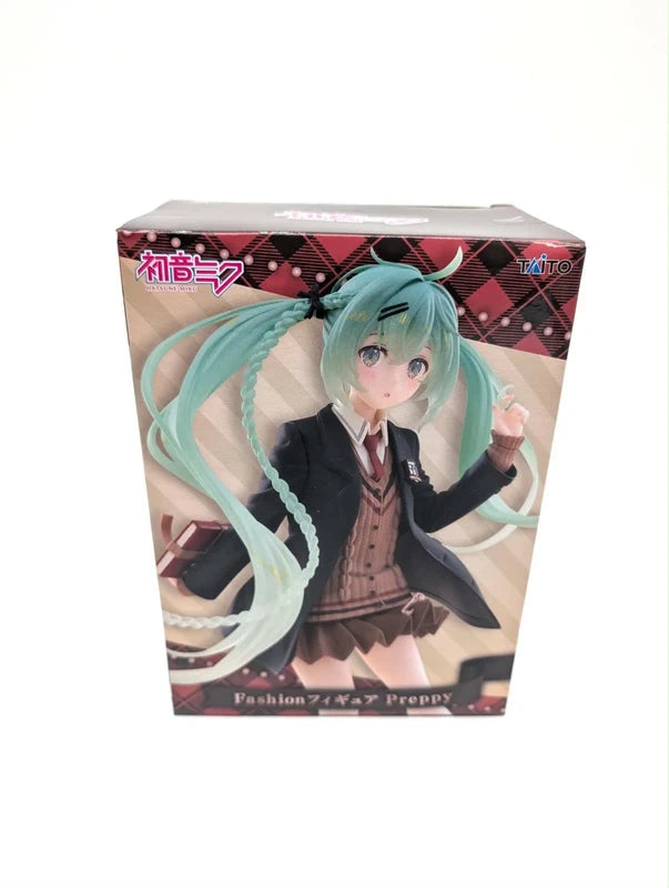 New & Sealed Official Hatsune Miku Taito Fashion Preppy Figurine
