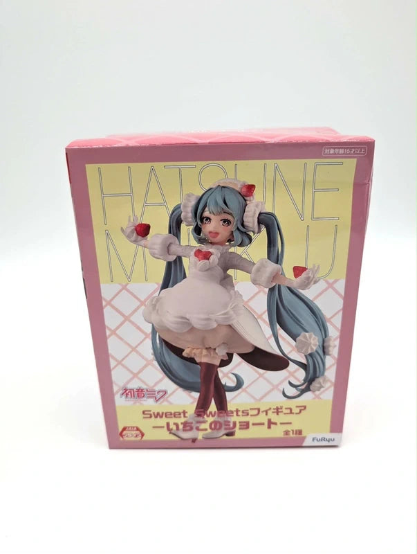 New & Sealed Hatsune Miku Official FuRyu Sweet Sweets Strawberry Short Figurine