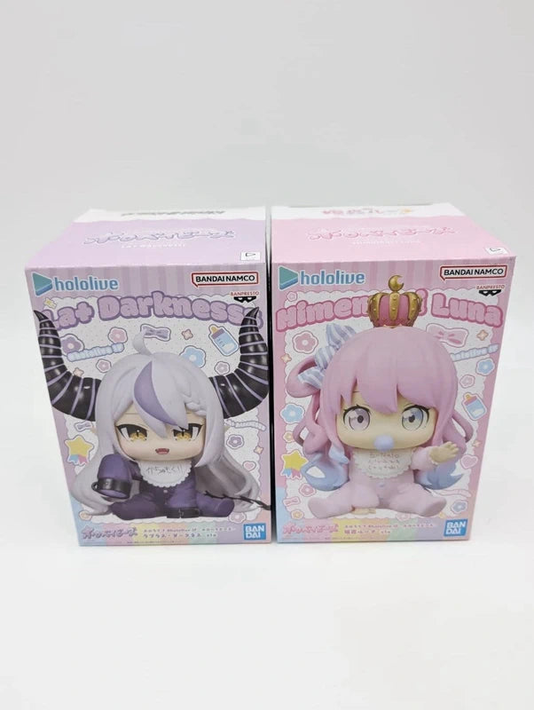 New & Sealed Official Holo Live Duo Of Figurines La+ Darkness & Himemori Luna