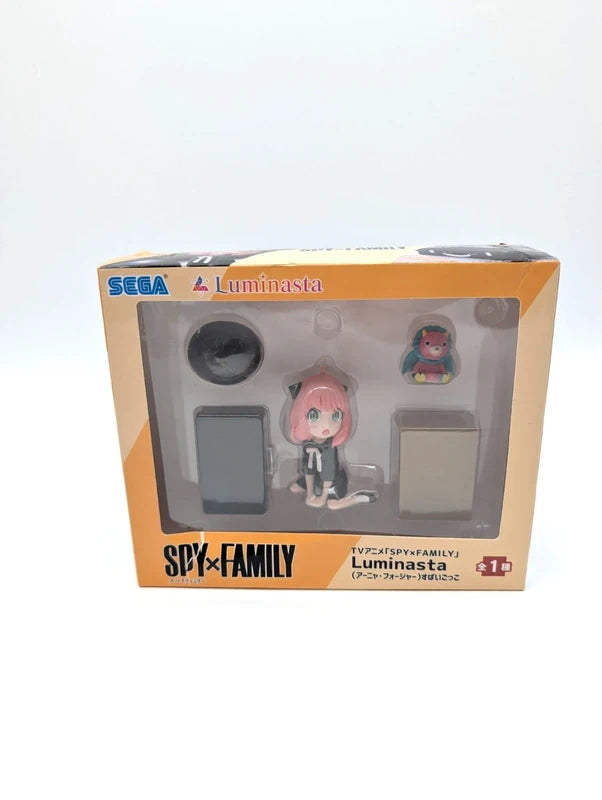 New & Sealed Spy X Family Anya SEGA Luminasta Figurine Set