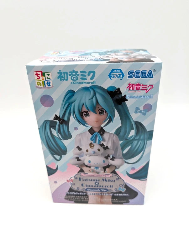 New & Sealed SEGA Official Hatsune Miku X Cinnamoroll Osumashi Version Figurine
