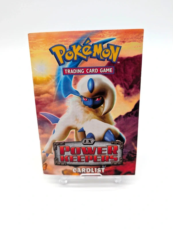 Card List / Rulebook - Pokémon Ex: Power Keepers english